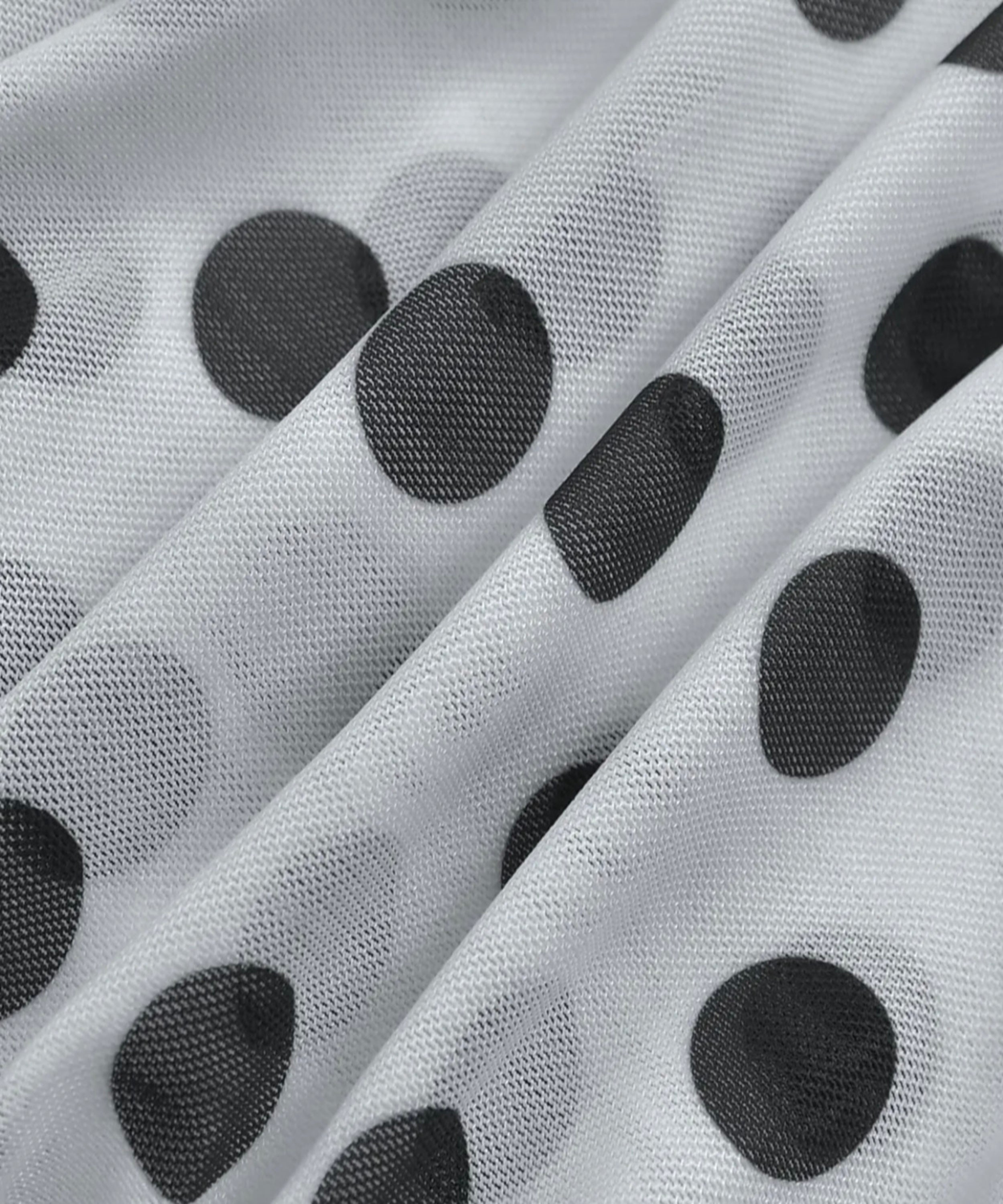 polka-dot material