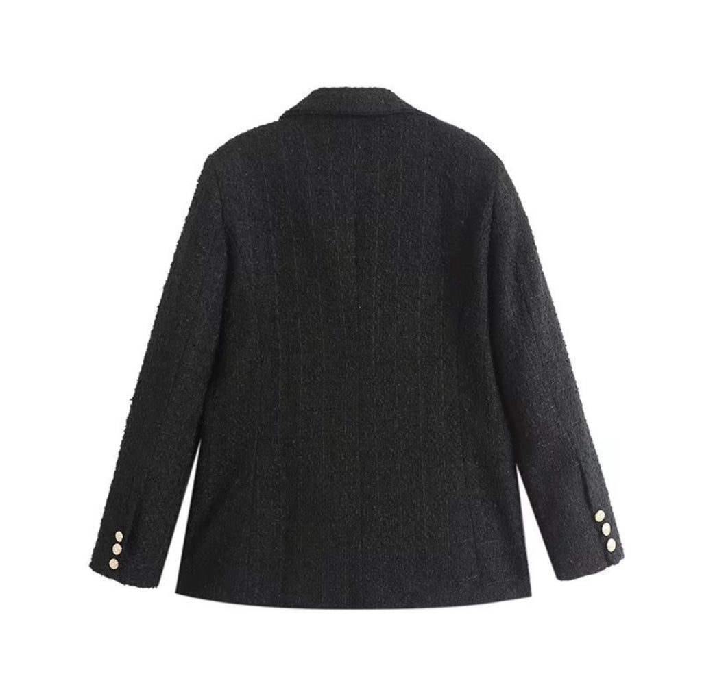 Structured Double Breasted Blazer