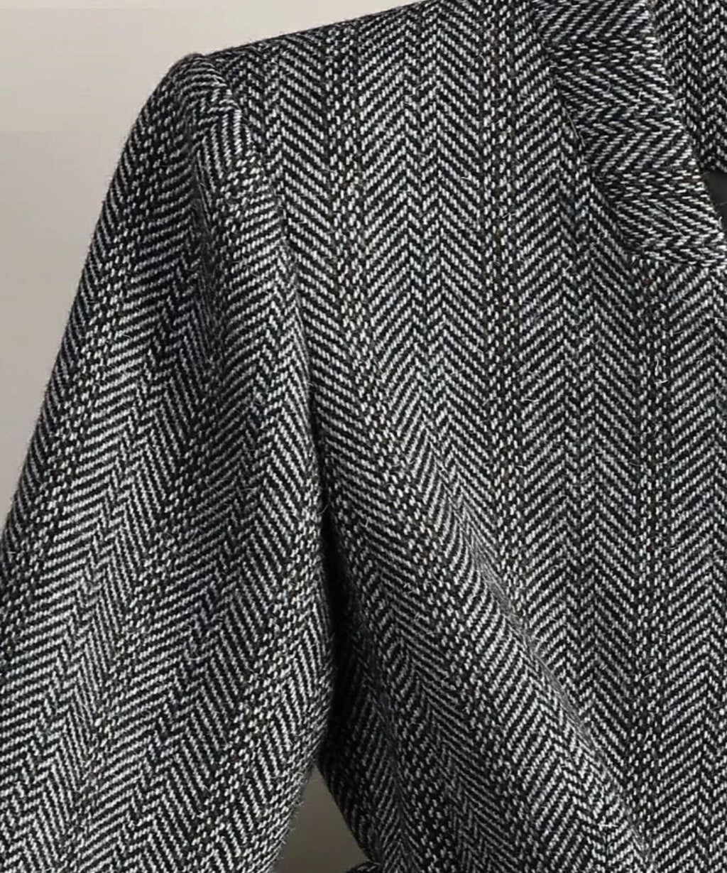 grey material on a white background
