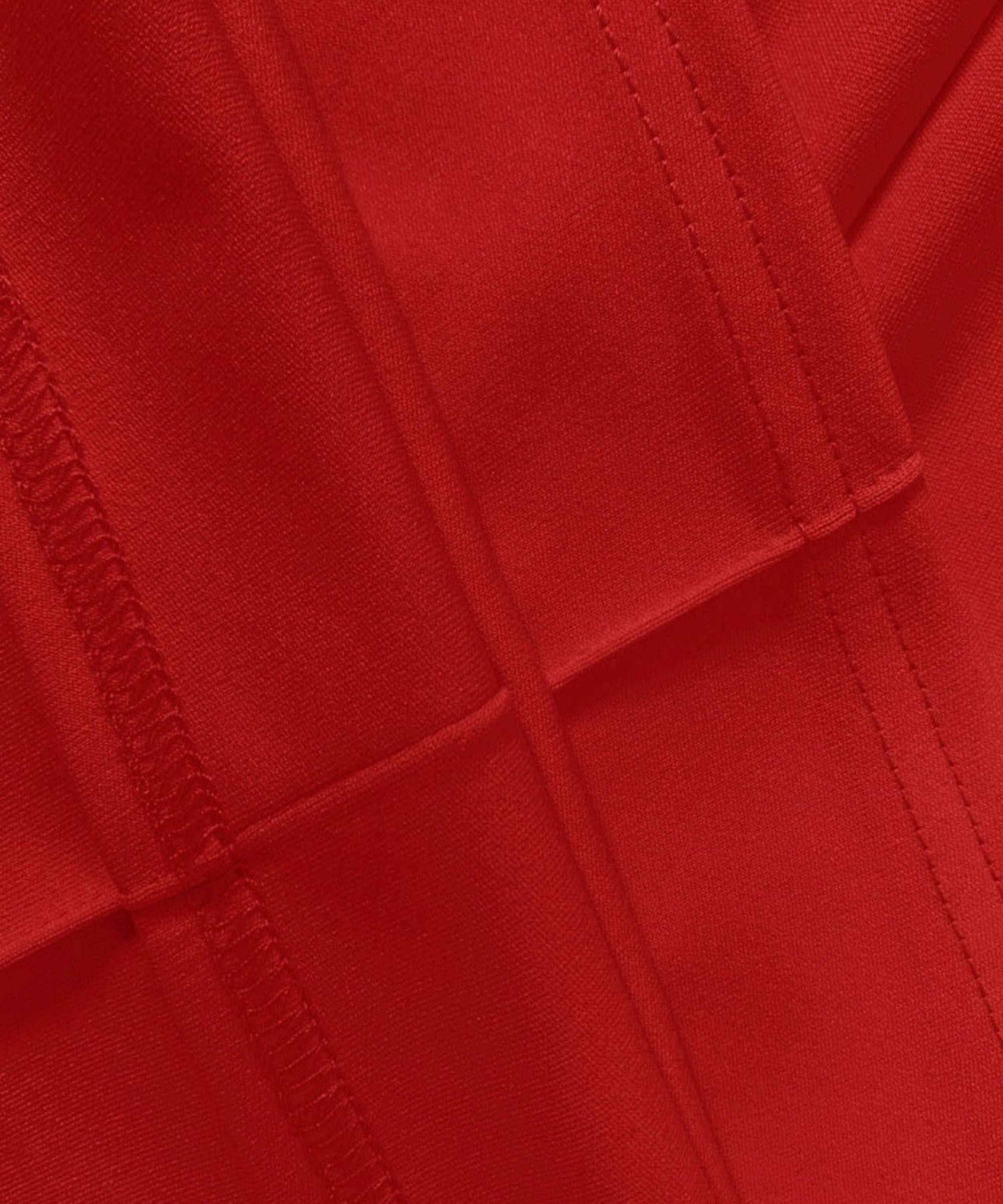 Close-up of a red fabric texture
